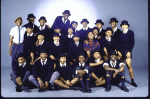 The cast in a publicity shot fr. the touring production of the musical "Sarafina!" (New York)