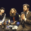 Actors (L-R) Cara Buono, Elisabeth Shue and Colin Stinton in a scene from the Lincoln Center Theatre production of the play "Some Americans Abroad." (New York)