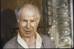Director Peter Brook in a publicity shot from the Paris production of the play cycle "The Mahabharata." (Paris)