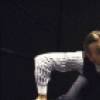 Actor Mikhail Baryshnikov in a scene fr. the Broadway production of the play "Metamorphosis." (Durham)