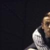 Actor Mikhail Baryshnikov in a scene fr. the Broadway production of the play "Metamorphosis." (Durham)