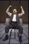 Actor Rene Auberjonois in a scene fr. the Broadway play "Metamorphosis." (Durham)