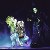 Actress Elizabeth Franz (with winged monkey) in a scene from the Papermill Playhouse production of the musical "The Wizard of Oz." (Millburn)