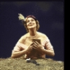 Actress Irene Worth  in a scene fr. the New York Shakespeare Festival's production of the play "Happy Days." (New York)
