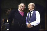 Actors (L-R) Gordon Chater and Frank Hamilton in a scene from the Roundabout Theatre's production of the play "Dandy Dick." (New York)