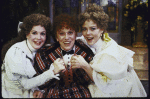 Actresses (L-R) Monique Fowler, Jan Miner and Kathryn Meisle in a scene from the Roundabout Theatre's production of the play "Dandy Dick." (New York)