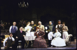 The cast in a company shot from the Roundabout Theatre's production of the play "Dandy Dick." (New York)