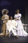 Actors (L-R) Kim Hunter, David Birney and Frances Conroy in a scene from the Roundabout Theatre's production of the play "Man And Superman." (New York)