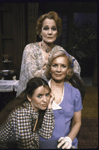 Actresses (top to bottom) Constance Cummings, Elizabeth Owens and Sallyanne Tackus in a company shot from the Roundabout Theatre's production of the play "The Chalk Garden." (New York)