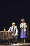 Actors Nicol Williamson and Frances Cuka in a scene from the Roundabout Theatre's production of the play "The Entertainer." (New York)