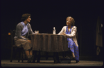 Actresses (L-R) Ellen Tobie and Frances Cuka in a scene from the Roundabout Theatre's production of the play "The Entertainer." (New York)