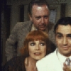 Actors (clockwise from top L) John Clarkson, Don Perkins, Carol Teitel, Stephen Schnetzer and Valerie French in a scene from the Roundabout Theatre's production of the play "Fallen Angels" (New York)