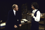 Actors Nicol Williamson and Elaine Bromka in a scene from the Roundabout Theatre's production of the play "Inadmissable Evidence." (New York)