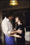 Actors Jim Dale & Stockard Channing in a scene fr. the Roundabout Theatre's production of the play "A Day In The Death Of Joe Egg." (New York)