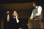 Actors Jim Dale & Stockard Channing in a scene fr. the Roundabout Theatre's production of the play "A Day In The Death Of Joe Egg." (New York)