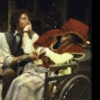 Actors Jim Dale & Tenney Walsh in a scene fr. the Roundabout Theatre's production of the play "A Day In The Death Of Joe Egg." (New York)