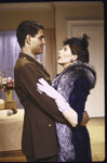 Actors Chris Sarandon and Patricia Elliott in a scene from the Roundabout Theatre's production of the play "The Voice of the Turtle." (New York)