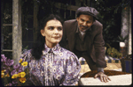 Actors Roma Downey and Edward Seamon in a scene from the Roundabout Theatre's production of the play "Ghosts." (New York)