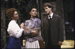 Actors (L-R) Fionnula Flanagan, Roma Downey and Raphael Sbarge in a scene from the Roundabout Theatre's production of the play "Ghosts." (New York)