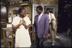 Actors (L-R) Esther Rolle, Lou Ferguson and William Christian in a scene from the Roundabout Theatre's production of the play "The Member Of The Wedding" (New York)