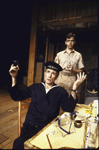 Actors (L-R) Jim Dale and Jim Fyfe in a scene from the Roundabout Theatre's production of the play "Privates On Parade." (New York)