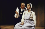 Actors Justine Bateman and Noble Shropshire in a scene from the Roundabout Theatre's production of the play "The Crucible." (New York)