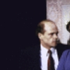 Actors Paul McCrane and Karen Allen in a scene from the Roundabout Theatre's production of the play "The Country Girl" (New York)