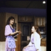 Actresses (L-R) Jeannie Berlin and Lizbeth Mackay in a scene from the Roundabout Theatre's production of the play "The Price of Fame." (New York)