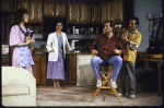 Actors (L-R) Jeannie Berlin, Lizbeth Mackay, Charles Grodin and Joseph R. Sicari in a scene from the Roundabout Theatre's production of the play "The Price of Fame." (New York)