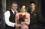 Actors (L-R) John Mahoney, Dana Ivey and Patrick Dempsey in a company shot from the Roundabout Theatre's production of the play "The Subject Was Roses." (New York)