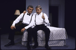 Actors (L-R) Robert Stattel and Ralph Waite in a scene from the Roundabout Theatre's production of the play "Bunker Reveries." (New York)