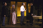 Actors (L-R) Clement Fowler, Margaret Barker, David Cryer and Steven Weber in a scene from the Mirror Repertory Theatre production of the play "The Inheritors." (New York)