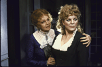 Actresses (L-R) Geraldine Page and Sabra Jones in a scene from the Mirror Repertory Theatre production of the play "Ghosts." (New York)