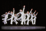 Sailors dancing in scene from "On the Town" in production number from "Jerome Robbins' Broadway."