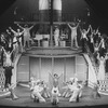Actress Leslie Uggams (C) in the middle of the "Blow, Gabriel, Blow" number from the Lincoln Center revival of the musical "Anything Goes"