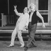 (L-R) Actors John Cullum and George C. Scott in a scene from the Circle In The Square production of the play "The Boys In Autumn"