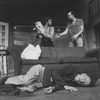 (L-C) Actors Richard Hamilton and William Russ in the Off-Broadway production of the play "Buried Child."