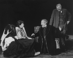 (L-R) Actors Nastasha Parry, Mike Nussbaum and Brian Dennehy in the Peter Brook production of the play "The Cherry Orchard" at BAM.