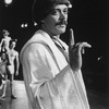 Actor Raul Julia in a scene from the NY Shakespeare Festival Central Park production of the play "The Tempest."