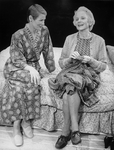 (L-R) Actresses Glenda Jackson and Jessica Tandy in a scene from the Broadway production of the play "Rose"