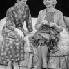 (L-R) Actresses Glenda Jackson and Jessica Tandy in a scene from the Broadway production of the play "Rose"