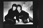 (L-R) Actresses Liza Minnelli and Chita Rivera taking a break from rehearsing the Broadway production of the musical "The Rink"