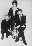 (L-R) Actors Richard Burton and Elizabeth Taylor with producer Zev Bufman.