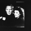 Actors Richard Burton and Kathryn Walker rehearsing a scene from the Broadway revival of the play "Private Lives.".