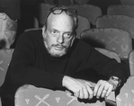 Director Harold Prince sitting in a theatre seat during a rehearsal of the Broadway production of the musical "A Little Night Music"