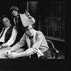Actress/director Lee Grant (C) working with unidentified actors during a rehearsal for the NY Shakespeare production of the play "A Private View"