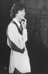 Director/choreographer Tommy Tune pondering a situation during a rehearsal for the Broadway production of the musical "Nine".