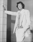 Director/choreographer Tommy Tune on the set of the Broadway production of the musical "Nine".