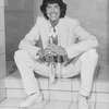 Director/choreographer Tommy Tune on the set of the Broadway production of the musical "Nine".