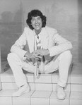 Director/choreographer Tommy Tune on the set of the Broadway production of the musical "Nine".